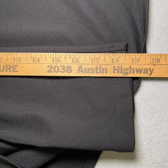 Betabrand The Sassiest Pants Small Petite Black Skirt Panel Overlay Stretch - Picture 8 of 10